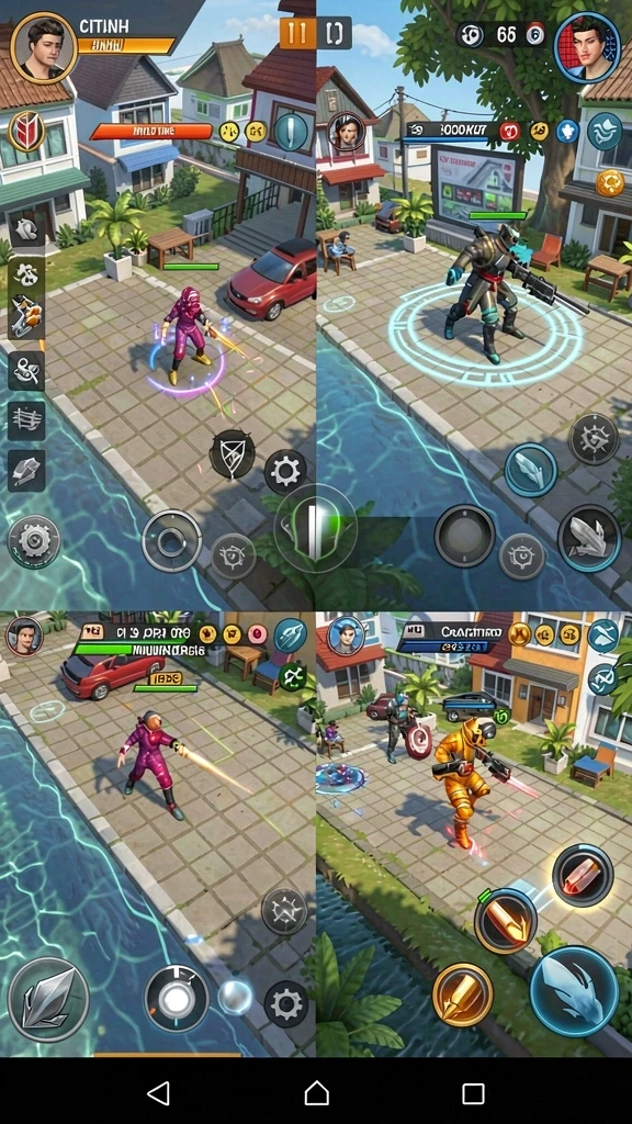 Tampilan antarmuka game yang menarik dan interaktif.
