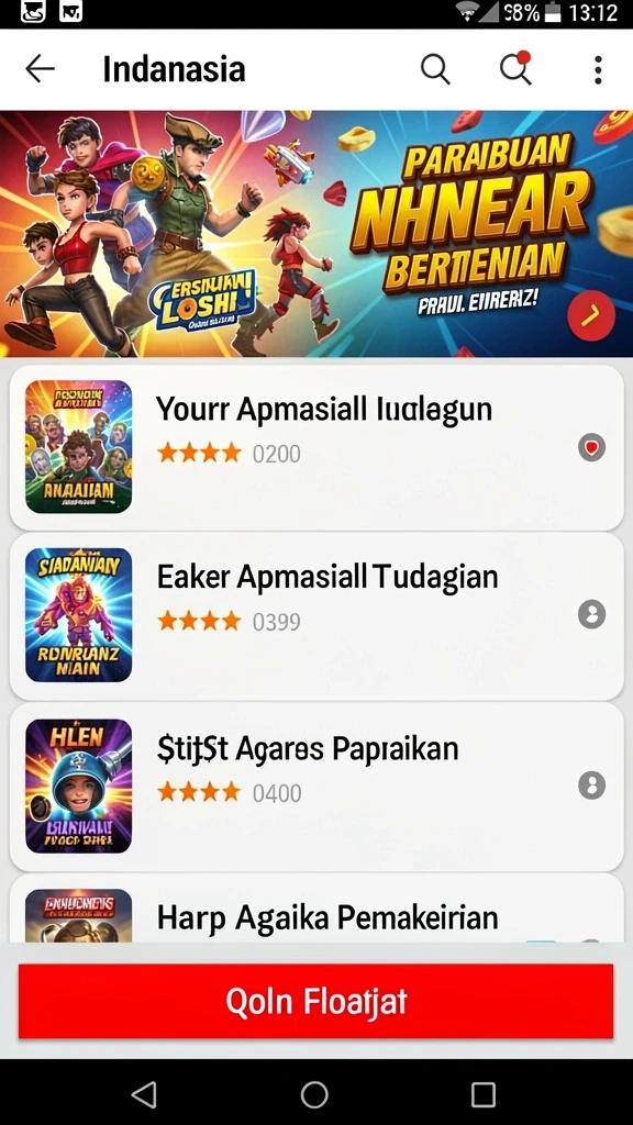 Tangkapan layar kedua menunjukkan karakter utama yang siap beraksi.