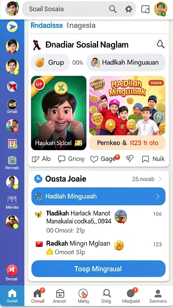 Beragam permainan yang tersedia untuk semua selera.