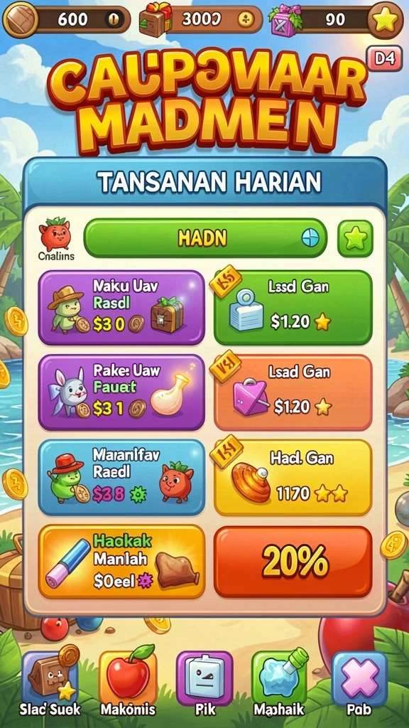 Gameplay seru yang membuat ketagihan.