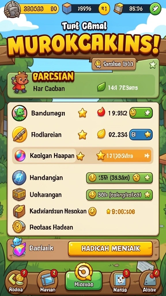 Screenshot menunjukkan fitur sosial untuk berbagi dengan teman.