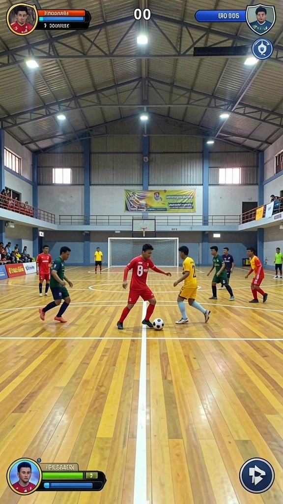 Tangkapan layar ketiga menampilkan menu upgrade karakter yang menarik.