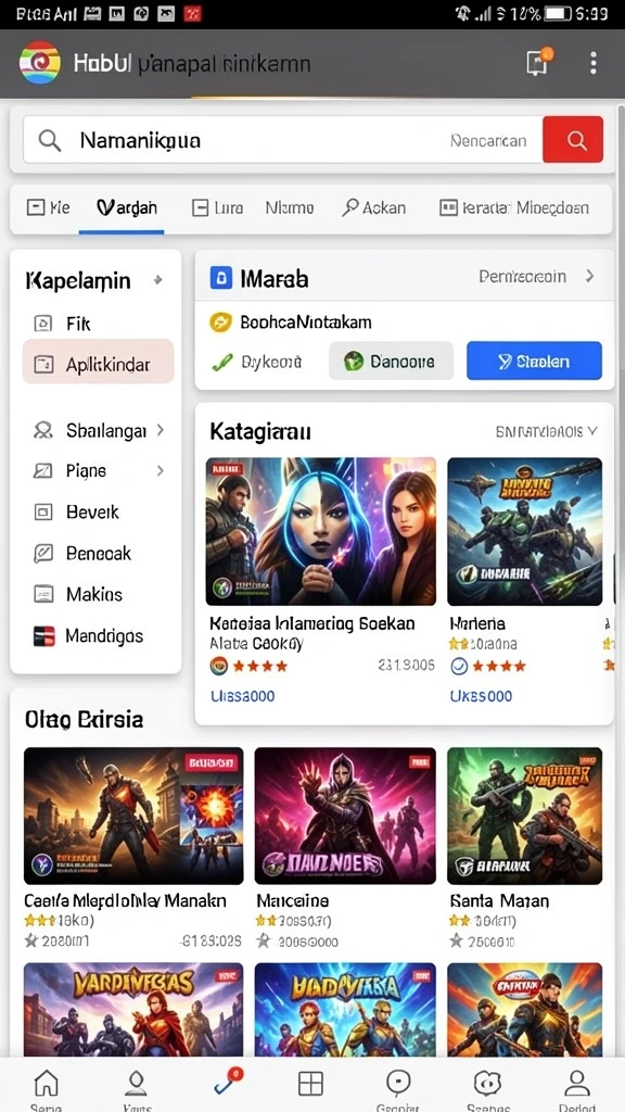 Gambar permainan yang menunjukkan grafis yang menakjubkan.