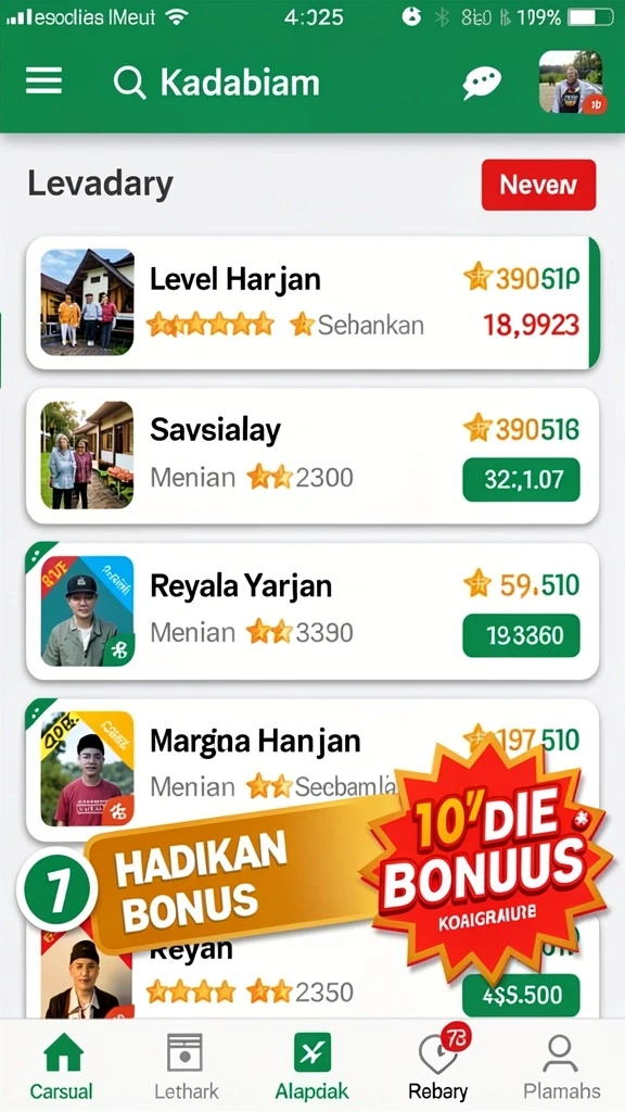Tampilan grafis yang cerah dan menggugah selera.