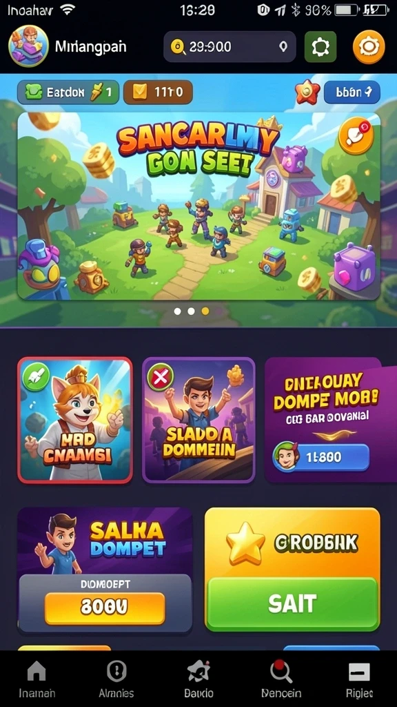 Mode permainan yang bervariasi dan menantang.