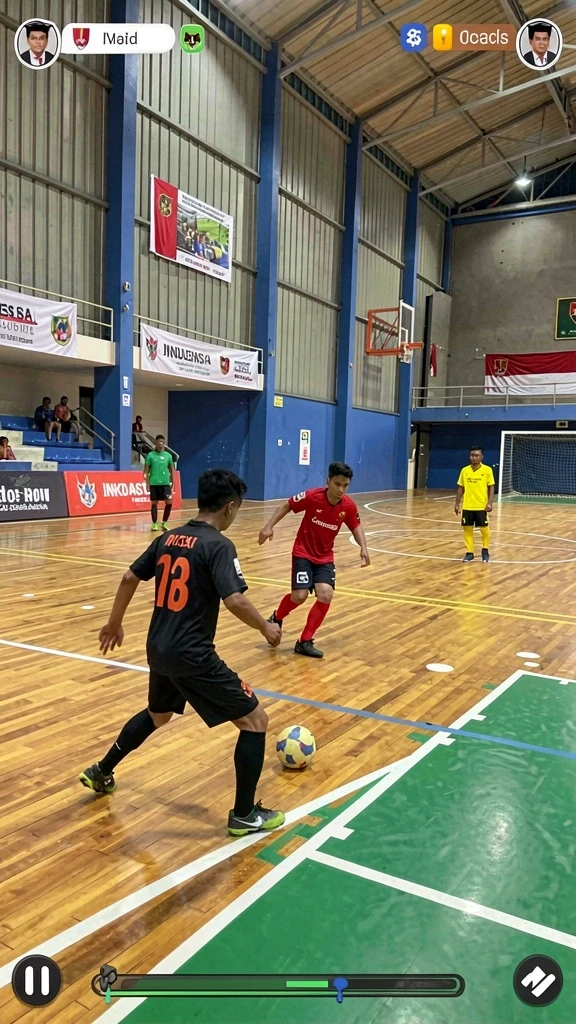 Grafis yang tajam dan penuh warna.