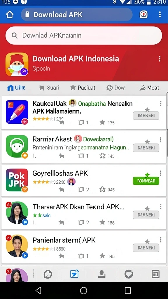 Tampilan antarmuka yang menarik dan mudah digunakan.