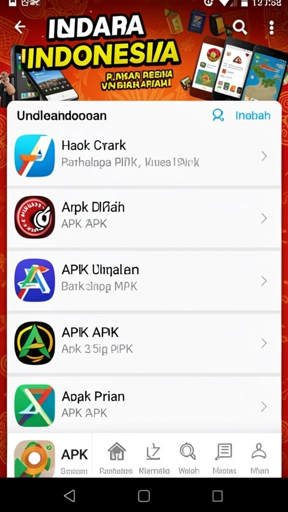 Beragam permainan menarik yang ditawarkan dalam aplikasi.