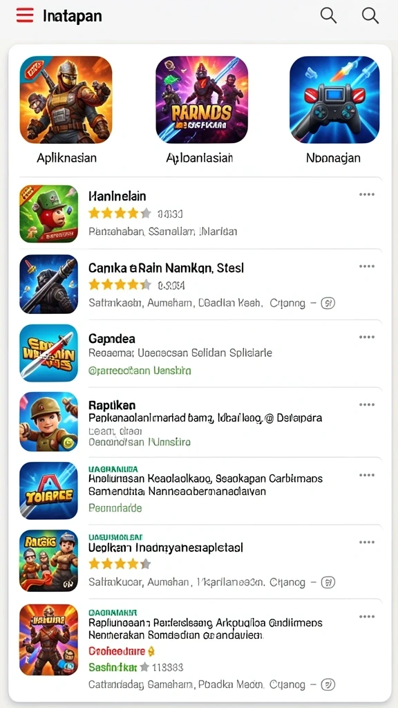 Beragam mesin slot dengan tema unik.