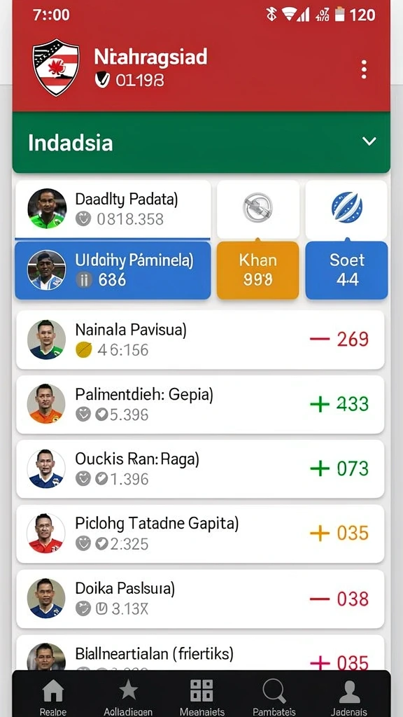 Tampilan menu utama yang menarik dan mudah diakses.