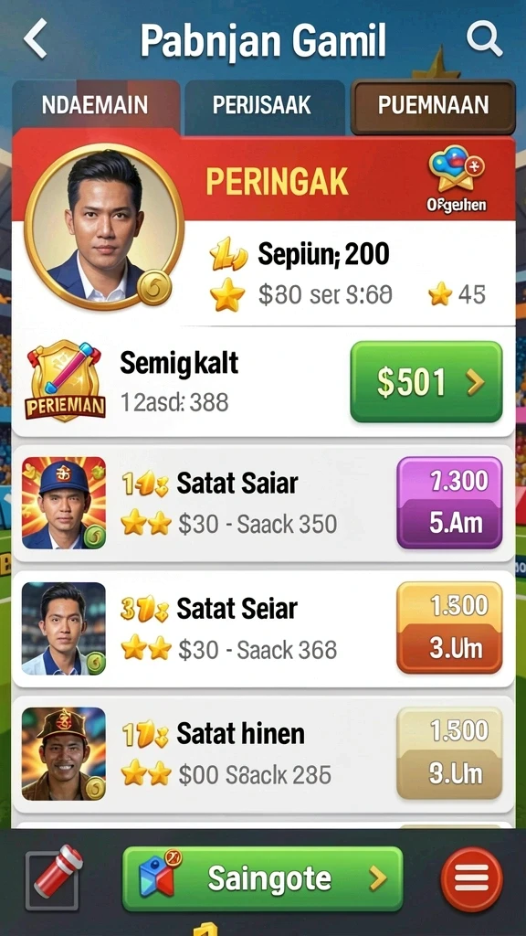 Tampilan antarmuka yang menarik dan user-friendly.