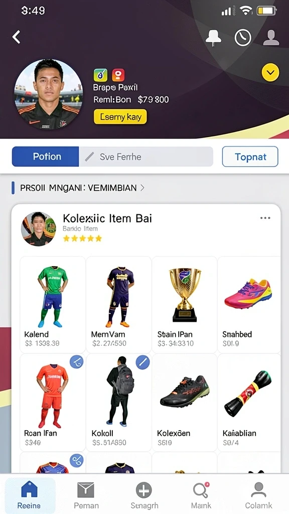 Tampilan antarmuka yang ramah pengguna.