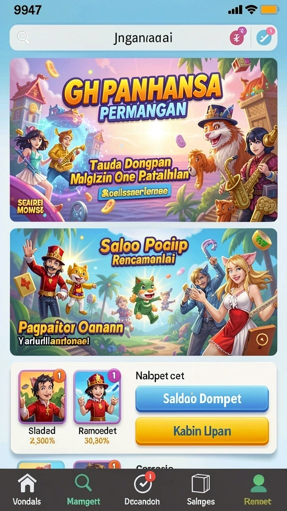 Fitur interaksi antar pemain yang mendukung kompetisi seru.