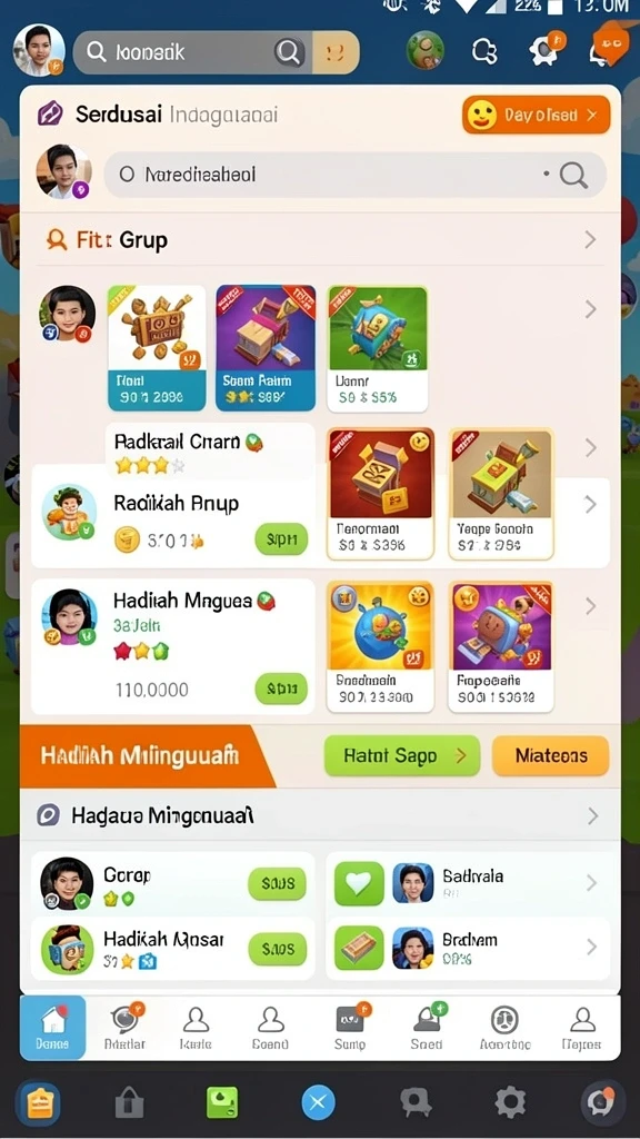 Tampilan antarmuka yang ramah pengguna.
