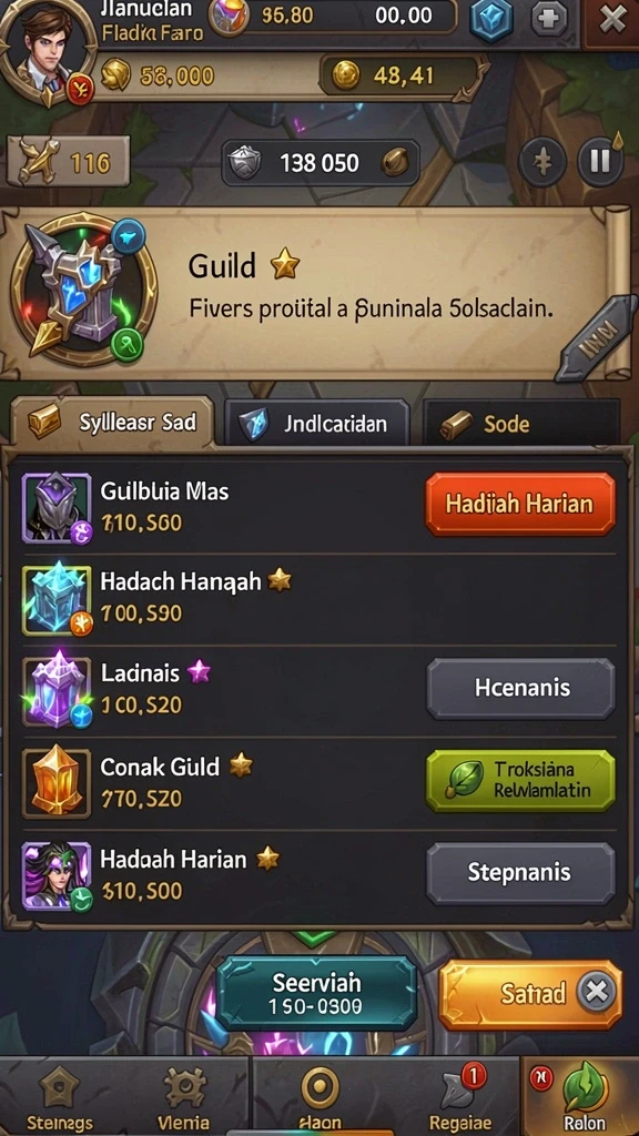 Tampilan level pertama yang menawan dan penuh warna.