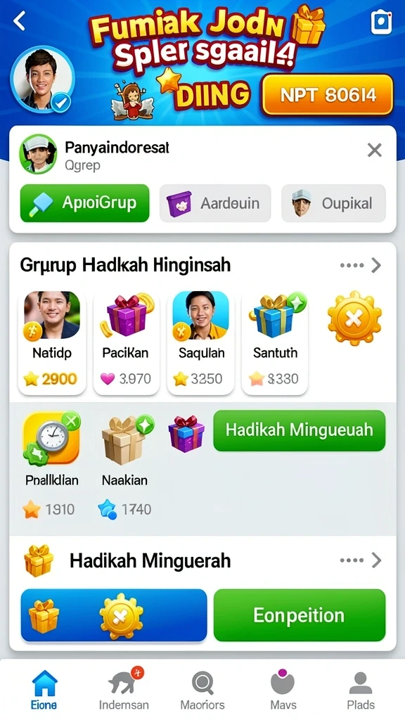 Tangkapan layar dari mode multiplayer yang intens.