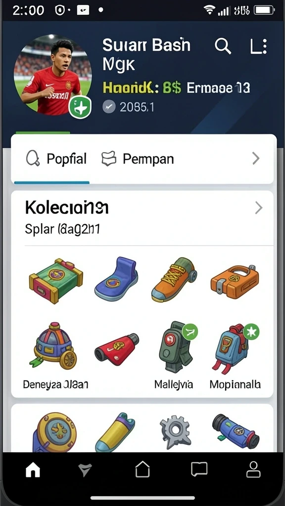 Sistem karakter yang beragam dan unik.