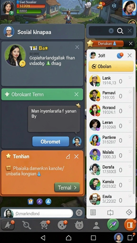 Tampilan antarmuka yang modern dan menarik.