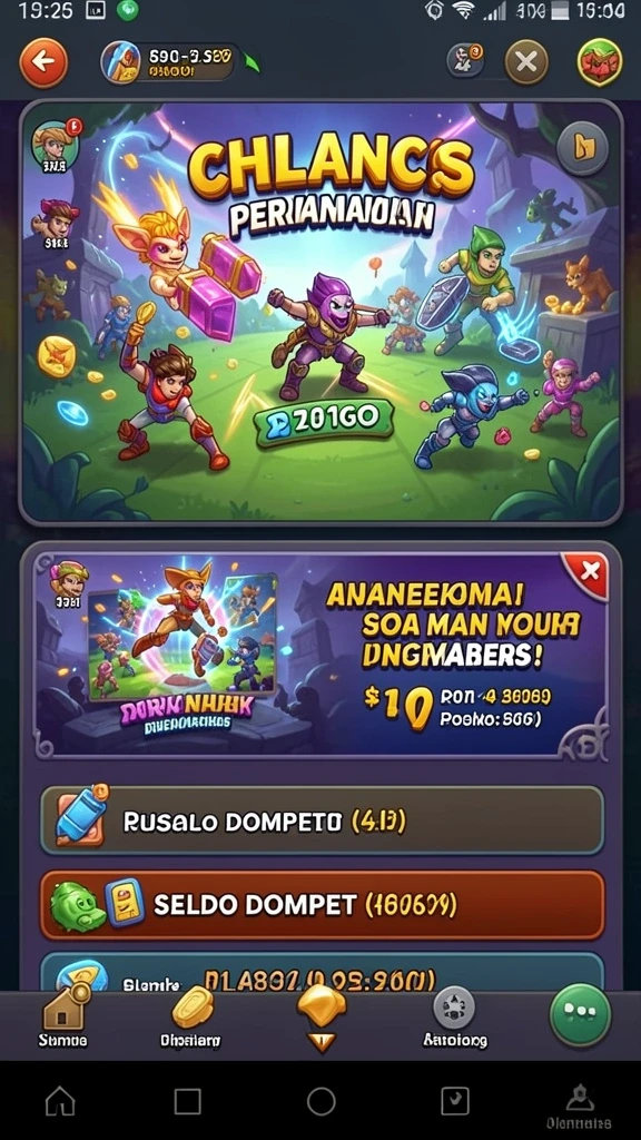 Screenshot 2: Karakter pilihan dengan grafis detail.