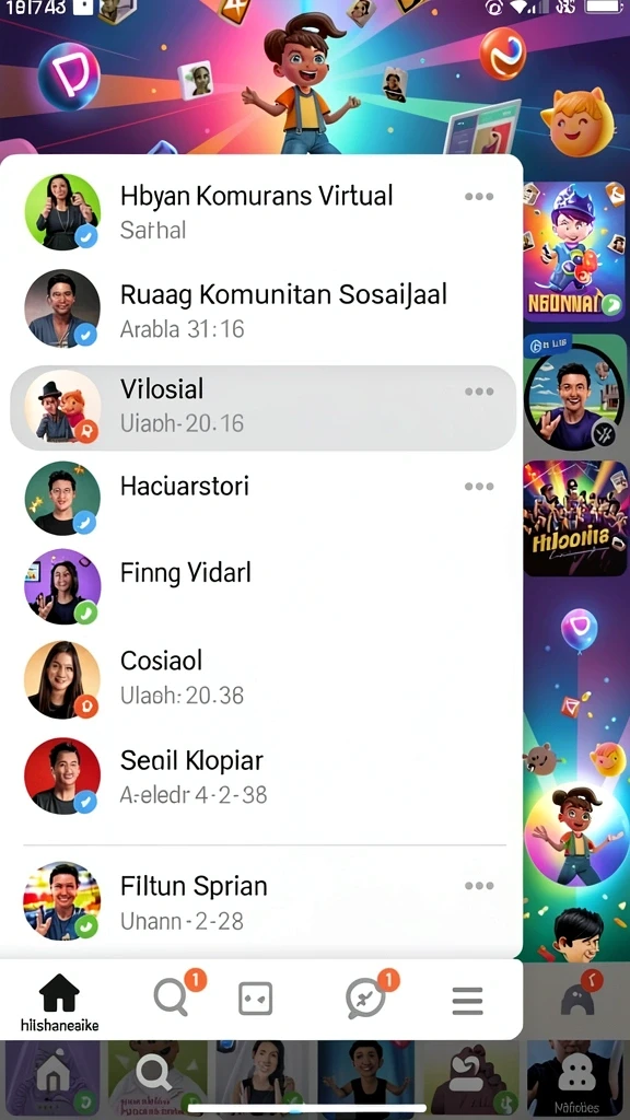 Karakter unik dengan kemampuan yang berbeda-beda.