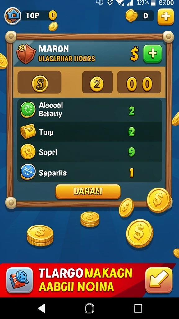 Screenshot menampilkan berbagai pilihan permainan togel yang tersedia.