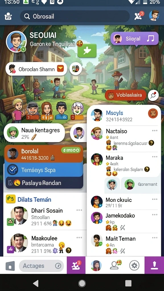 Tampilan antarmuka yang menarik dan mudah digunakan.