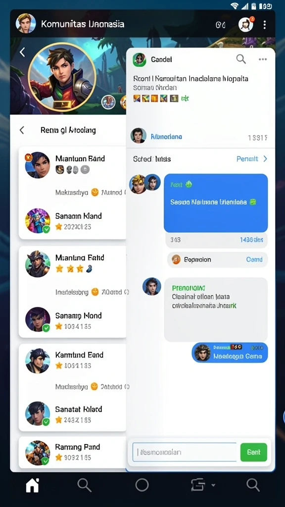 Karakter-karekter yang menarik dan beragam.