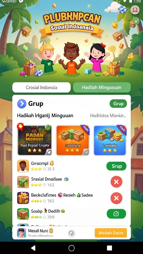 Tampilan antarmuka yang menarik dan intuitif.