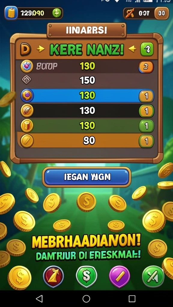 Fitur hadiah menarik yang membuat ketagihan.